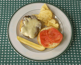 gf hamburger/cheeseburger